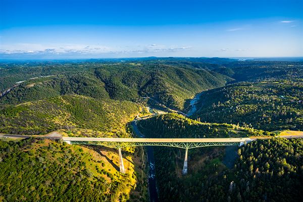 Foresthill Bridge aka Auburn-Foresthill Bridge or Auburn Bridge (4/15/2020 - Credits: Placer County)