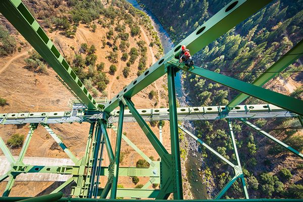 Foresthill Bridge aka Auburn-Foresthill Bridge or Auburn Bridge (4/15/2020 - Credits: Placer County)