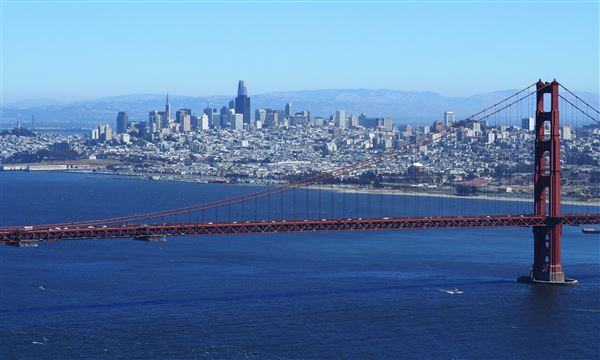 San Francisco Skyline Views (8/22/2022 - Credits: "San Francisco from the Marin Headlands" by Noah Friedlander (CC BY-SA 4.0)[https://creativecommons.org/licenses/by-sa/4.0/])