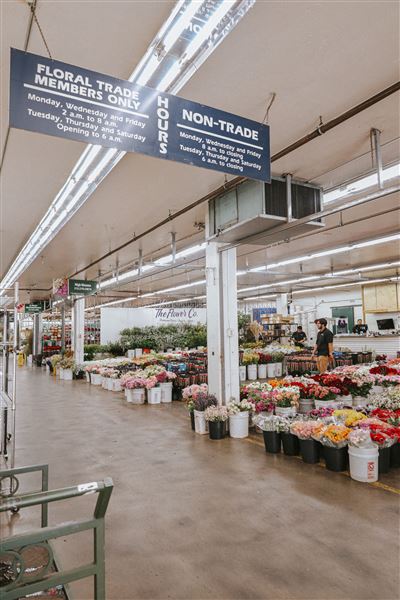 The Original Los Angeles Flower Market (2/26/2024 - Credits: OLAFM Marketing Team)