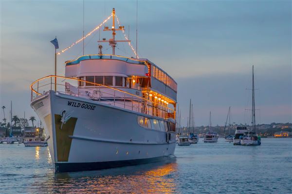 Wild Goose @ Newport Harbor - John Wayne's former Private Yacht - City Cruises (5/14/2024 - Credits: Photo Courtesy of City Experiences)