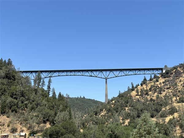 Foresthill Bridge aka Auburn-Foresthill Bridge or Auburn Bridge (7/16/2024 - Credits: Brandy Davis)