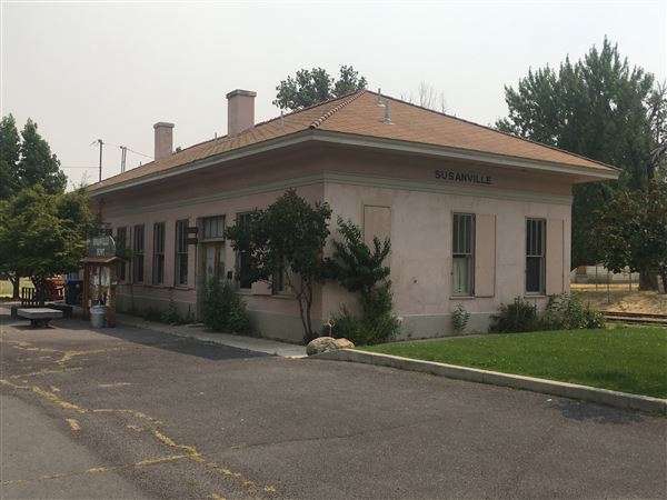 Susanville Railroad Depot (3/3/2025 - Credits: Lassen Land & Trails Trust)