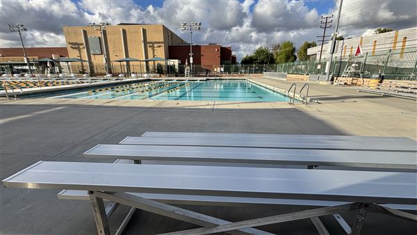 Los Angeles Valley College - LAVC - Swimming Pool across from South Gym (3/10/2025 - Credits: Brandy Davis)