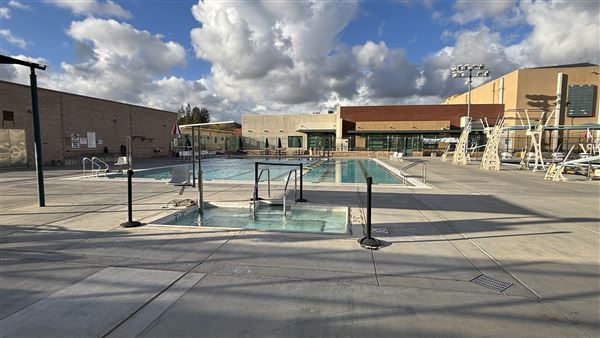 Los Angeles Valley College - LAVC - Swimming Pool across from South Gym (3/10/2025 - Credits: Brandy Davis)