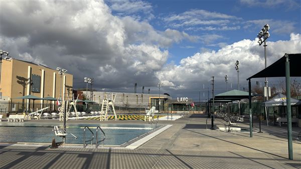 Los Angeles Valley College - LAVC - Swimming Pool across from South Gym (3/10/2025 - Credits: Brandy Davis)