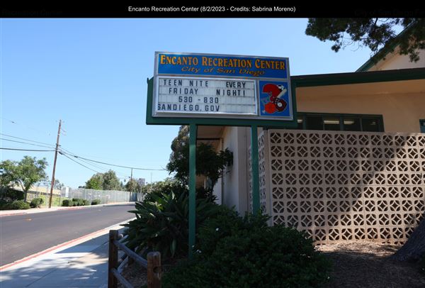 Encanto Recreation Center (3/11/2025 - Credits: San Diego Film Commision)