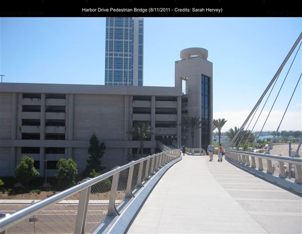 Harbor Drive Pedestrian Bridge (8/11/2011 - Credits: Sarah Hervey)