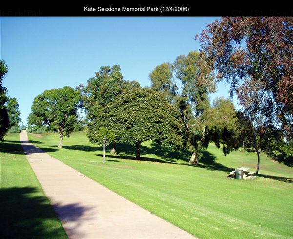Kate Sessions Memorial Park (12/4/2006 - Credits: San Diego Film Commision)
