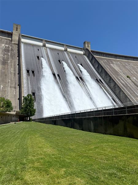 Shasta Dam (7/28/2025 - Credits: U.S. Bureau of Reclamation)