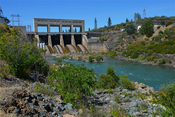 Keswick Dam (7/28/2025 - Credits: U.S. Bureau of Reclamation)