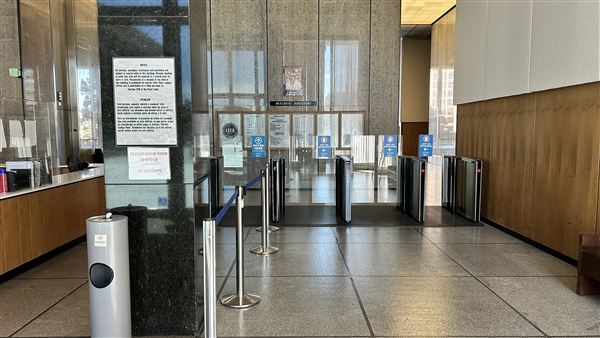 LADWP Headquarters / John Ferraro Building - Entrance (2/27/2026 - Credits: Brandy Davis)