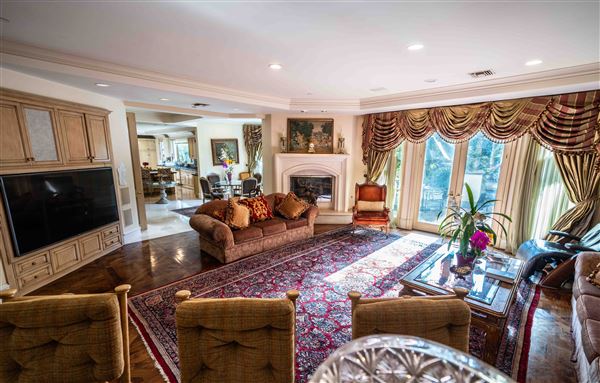 Cinematic LA Estate W/Gardens, Pool & Grand Stairs (4/5/2025 - Credits: Elegant Textiles, Inc.)