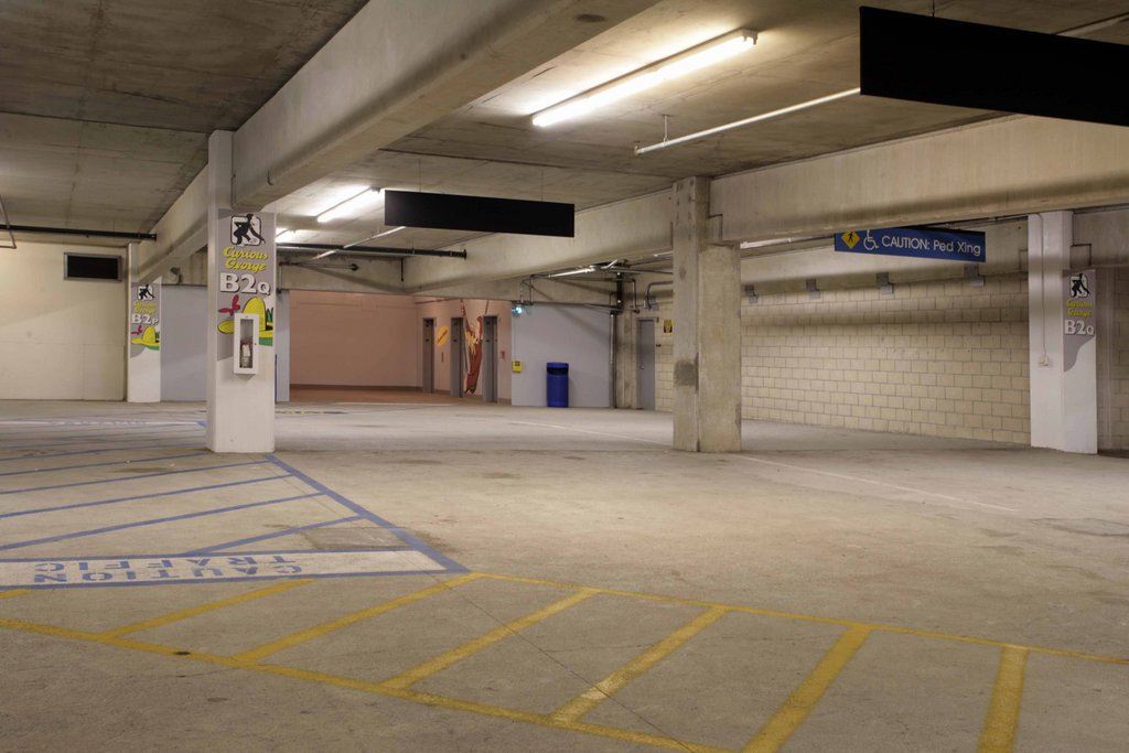 Curious George Parking Lot / Structure - Universal City