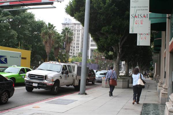 Olive St. between 5th and 6th St. (9/1/2010 - Credits: Lindsay Mizrahi)