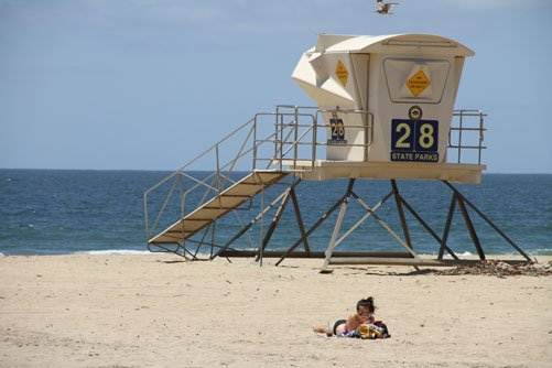 Bolsa Chica State Beach (SB) & Lifeguard Tower (3/16/2012)
