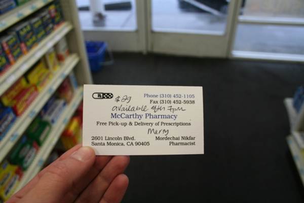 McCarthy Pharmacy (12/7/2012)