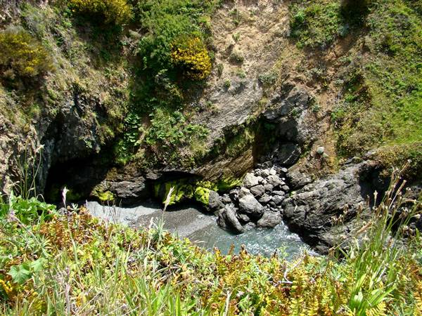 Russian Gulch State Park (SP) / Russian Gulch Bridge - Highway 1 - http://stateparkclosurestrip.blogspot.com/ (3/3/2016 - Credits: Photo courtesy of Lucy D'Mot)