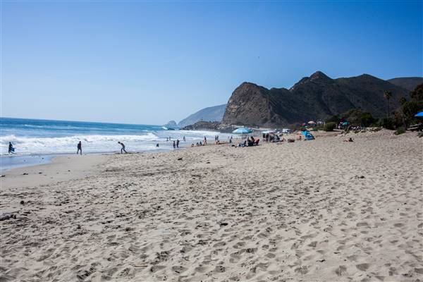 Sycamore Cove State Beach (SB) & Campground @ Point Mugu State Park (SP) - CFC (4/1/2016 - Credits: Photo courtesy of Gillian Bissonnette, California Film Commission)