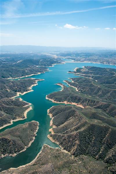 Castaic Lake State Recreation Area (SRA) - lake administered by Los Angeles County (5/9/2014 - Credits: Department of Water Resources)