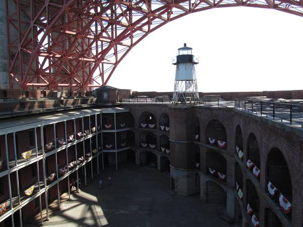 Fort Point National Historic Site (5/30/2012 - Credits: "Fort Point National Historical Site- San Francisco, California" by Doug Kerr (CC BY-SA 2.0)[https://creativecommons.org/licenses/by-sa/2.0/legalcode]https://www.flickr.com/photos/dougtone/)