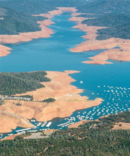 Lake Oroville State Recreation Area (SRA) (9/18/2015 - Credits: Photo by: California Department of Water Resources)