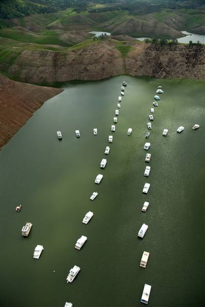 Lake McClure & Barrett Cove Recreation Area (3/2/2015 - Credits: Photo courtesy of California Department of Water Resources)