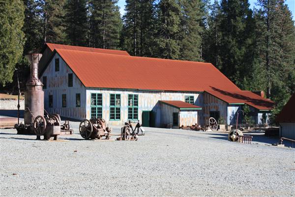 Empire Mine State Historic Park (SHP) (2/23/2013 - Credits: "Compressor Building, Empire Mine" by Ray Bouknight (CC BY 2.0)[https://creativecommons.org/licenses/by/2.0/legalcode]https://www.flickr.com/photos/raybouk/)