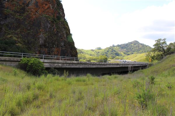 Highway 101 Bridge @ Frog Woman Rock aka Korean War Veterans Memorial Bridge - Bridge at mile marker 4.85, north of Mendocino/Sonoma county line (4/18/2017 - Credits: Kellen Lim)