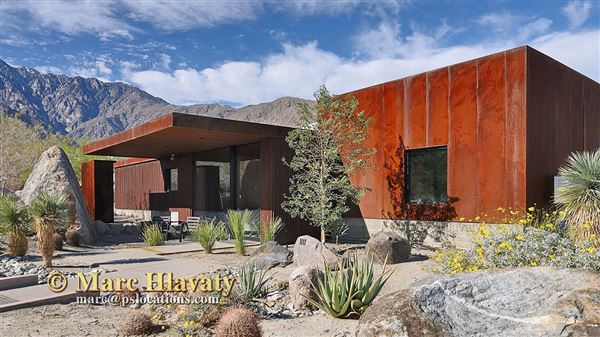 Desert Palisades Gate House - Desert Modern / Brutalist (7/5/2023 - Credits: Marc Hlavaty)