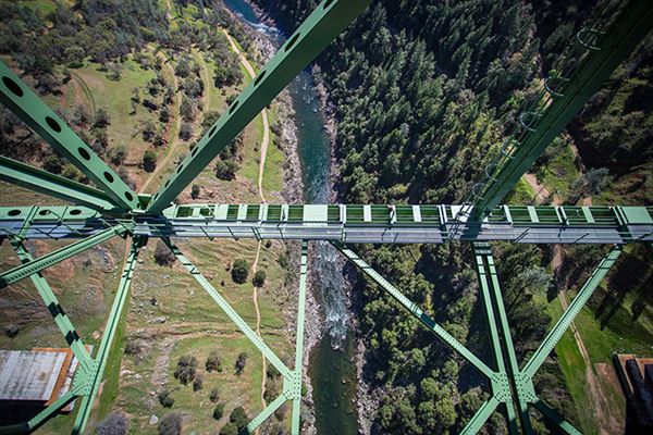 Foresthill Bridge aka Auburn-Foresthill Bridge or Auburn Bridge (4/15/2020 - Credits: Placer County)