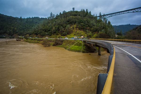 Foresthill Bridge aka Auburn-Foresthill Bridge or Auburn Bridge (4/15/2020 - Credits: Placer County)