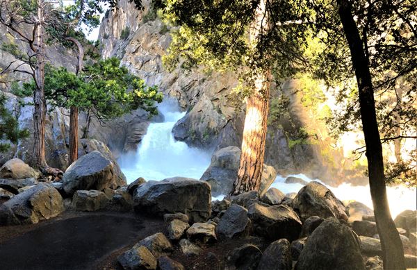 Sequoia and Kings Canyon National Parks & Crystal Cave - Roaring River Waterfall (6/7/2019 - Credits: Sequoia and Kings Canyon National Parks)
