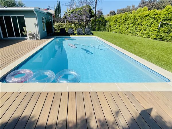 Quaint home with large front and back yard with pool, quite street, easy loading/unloading (6/10/2024 - Credits: personal photos taken)