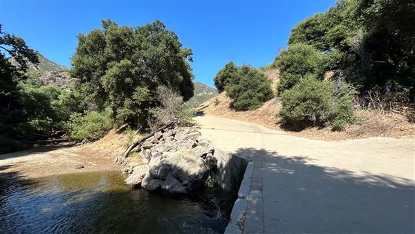 Malibu Creek State Park (SP) - Trail Head and Creek (6/26/2024 - Credits: Brandy Davis)