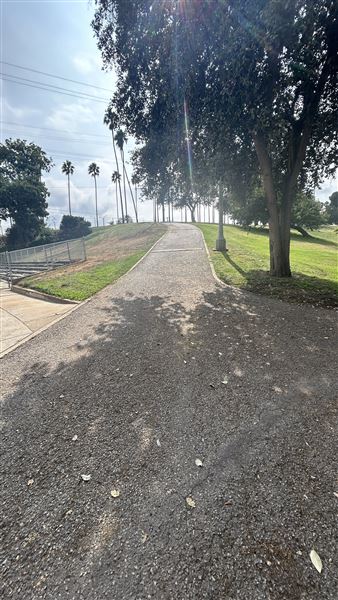 Edward Vincent Park - Paths and grass area (10/17/2024 - Credits: Brandy Davis)