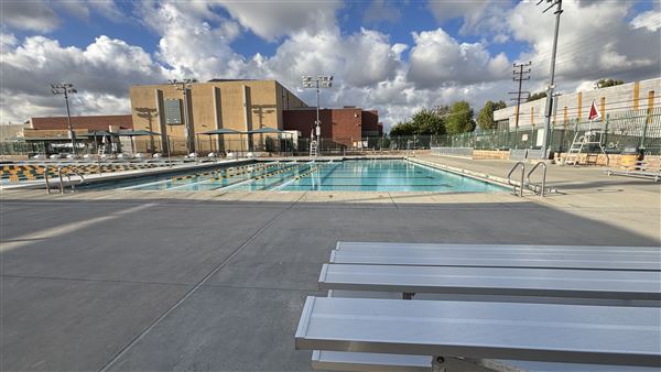 Los Angeles Valley College - LAVC - Swimming Pool across from South Gym (3/10/2025 - Credits: Brandy Davis)