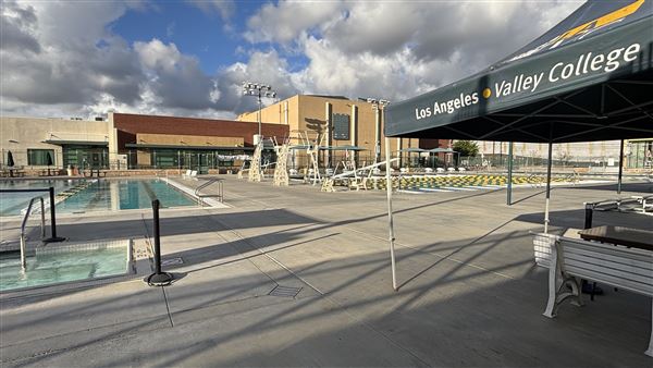 Los Angeles Valley College - LAVC - Swimming Pool across from South Gym (3/10/2025 - Credits: Brandy Davis)