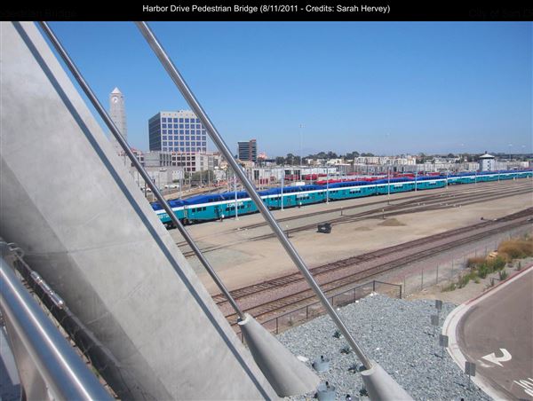 Harbor Drive Pedestrian Bridge (8/11/2011 - Credits: Sarah Hervey)