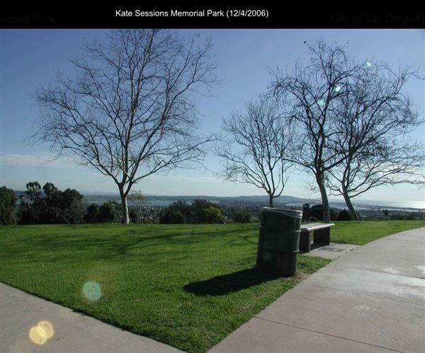 Kate Sessions Memorial Park (12/4/2006 - Credits: San Diego Film Commision)