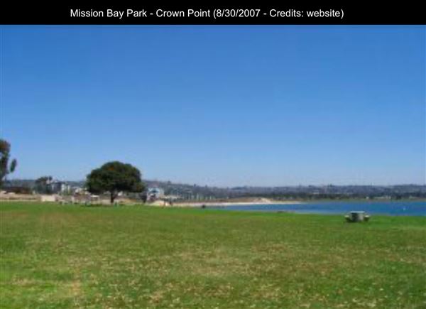 Mission Bay Parks - Mission Bay Park - Crown Point (8/30/2007 - Credits: San Diego Film Commision)