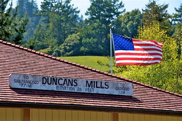 Duncans Mills Village (4/18/2025 - Credits: Photo Courtesy of Sonoma County)