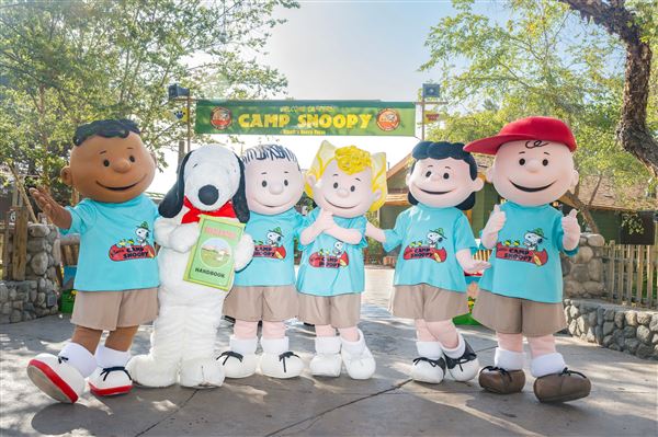Knott's Berry Farm & Knott's California Marketplace - Camp Snoopy - Peanuts (5/15/2025 - Credits: Six Flags Entertainment Corporation)