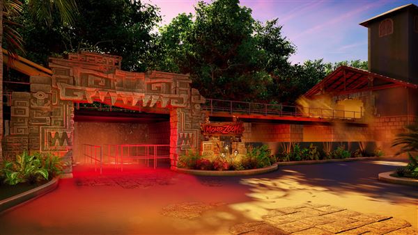 Knott's Berry Farm & Knott's California Marketplace - Montezooma (5/15/2025 - Credits: Six Flags Entertainment Corporation)