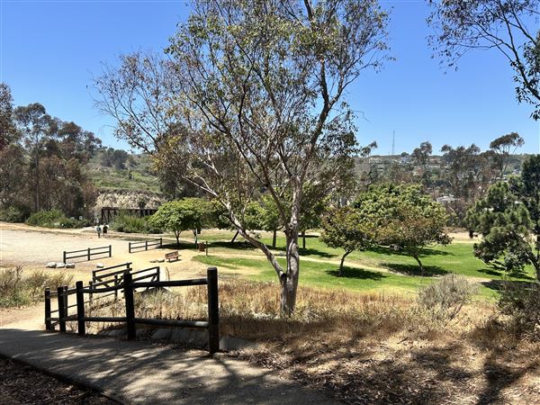 Mark Ridley Thomas Bridge located Kenneth Hahn State Recreational Area (SRA) - Path leading to bridge (6/16/2025 - Credits: Brandy Davis)