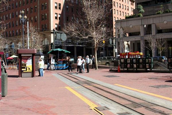 Financial District, San Francisco - California at Market St. (10/29/2025 - Credits: San Francisco City & County Film Commission)