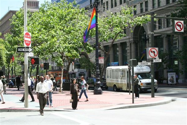 Financial District, San Francisco - Davis St. (10/29/2025 - Credits: San Francisco City & County Film Commission)