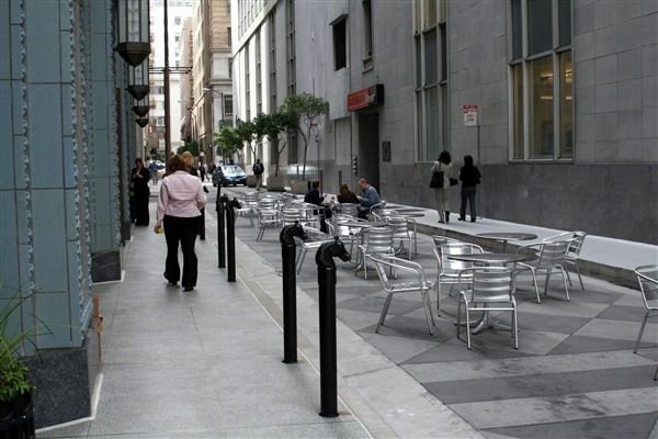 Financial District, San Francisco - Liedsdorf Alley (10/29/2025 - Credits: San Francisco City & County Film Commission)