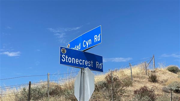 Valley Canyon Rd at Stonecrest Rd (9/9/2023 - Credits: Leo Fialho)