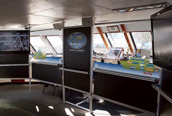Hornblower Hybrid Alcatraz @ Port of San Francisco - Hornblower Cruises & Events (1/1/2014)